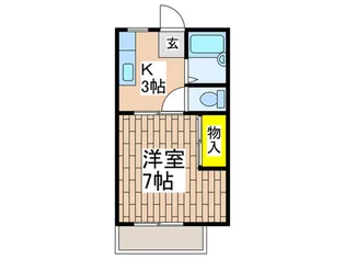 ビューラー大久保 A【2階】の間取り