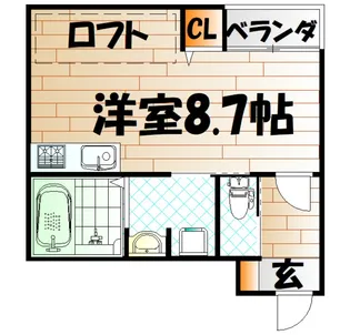 CLAN ONE【1階】の間取り