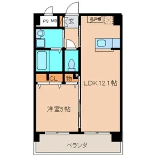 Island博多駅南【4階】の間取り