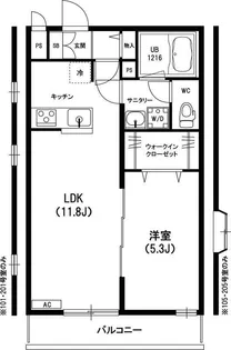 リブリ・ラフォートIV【1階】の間取り