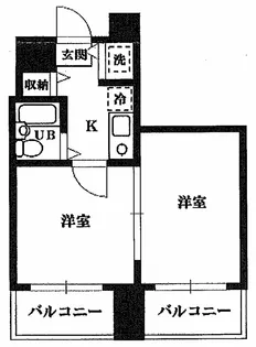 ランドピア西浅草【6階】の間取り