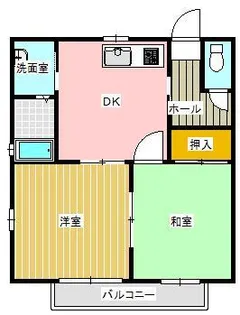 フィオーレS【2階】の間取り