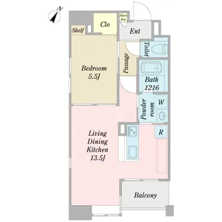 VANVEAL NIPPORI【4階】の間取り