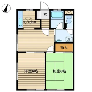 パレ駒沢【1階】の間取り