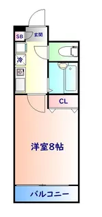 HIKOハイツ【9階】の間取り