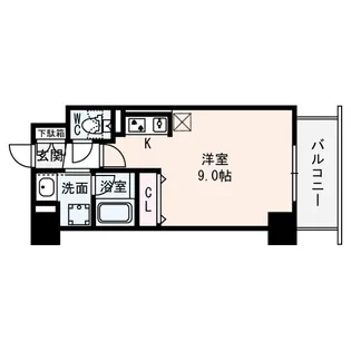 メゾン田中ー平野【9階】の間取り