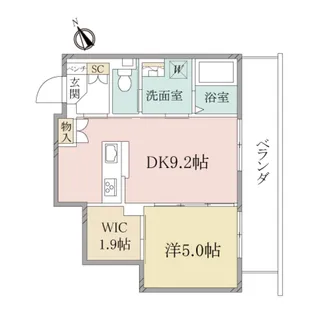 (シニア限定)ヘーベルヴィレッジ目黒東が丘【2階】の間取り