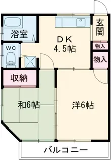 葵ハイツ【2階】の間取り