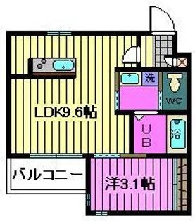 REGALEST Nisshin【1階】の間取り