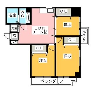 アジュール南大塚【1階】の間取り