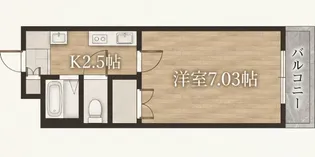 セレッソコート曙通り【3階】の間取り