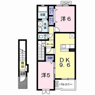 AiryVilla【2階】の間取り