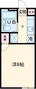 フラットハーベスト【2階】の間取り