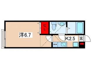アストラベース百合ヶ丘【2階】の間取り