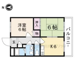 ルヴェール松井【2階】の間取り