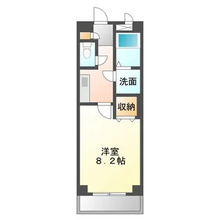 第二福谷ビル【2階】の間取り