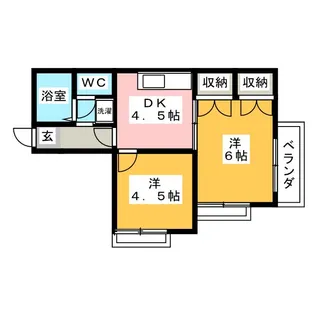 WEST VILLAGE 91【1階】の間取り
