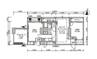 東雲キャナルコートCODAN11号棟【8階】の間取り