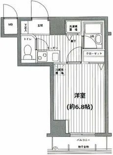 グランド・ガーラ麻布十番【5階】の間取り