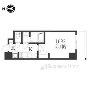 アドバンス京都デタンデュ【2階】の間取り