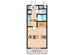 セイシェルII【2階】の間取り