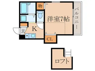 チェリーブロッサム【2階】の間取り