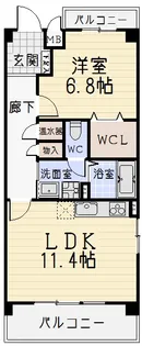 コースマスY.M【3階】の間取り