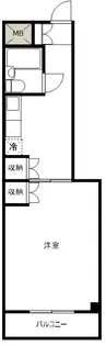 NAC宇都宮コーポ【2階】の間取り