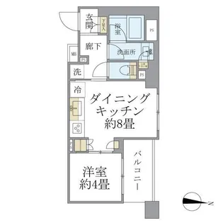 Brillia中野【2階】の間取り