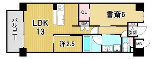 LiveCasa西宮【5階】の間取り