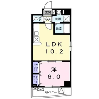 BREZZA M’s【4階】の間取り