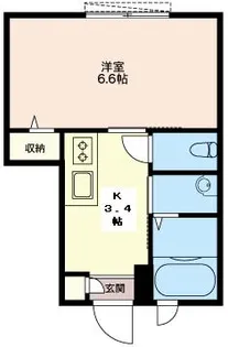 サンテラス代々木【1階】の間取り