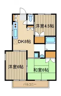 サザンフラット【2階】の間取り