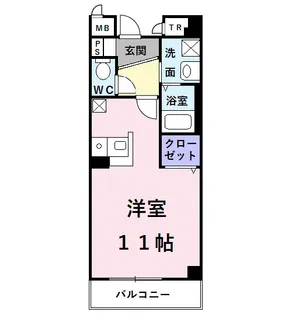 ノールヴィクトワール【1階】の間取り