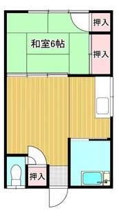 第二弥栄荘【2階】の間取り