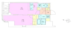 半蔵門レジデンス【4階】の間取り