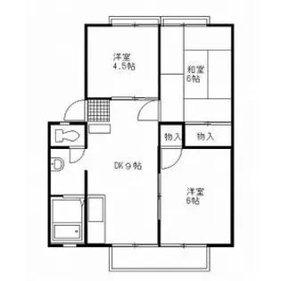 ハイツフォレストA【1階】の間取り