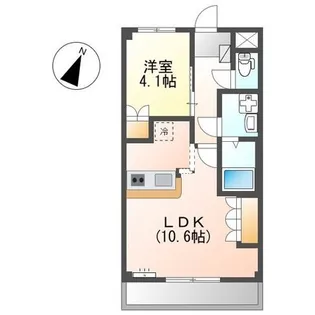 エスタージ・ヒルズ1番館【2階】の間取り
