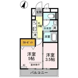 カンピエーレ【1階】の間取り