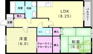 エスポワール富田【3階】の間取り