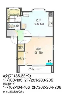 コーポすまいる【2階】の間取り
