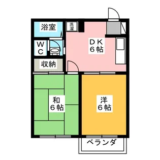 アクアマリン【1階】の間取り