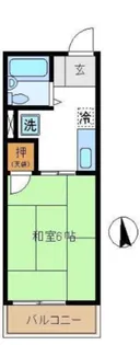 シティハイム小林【2階】の間取り