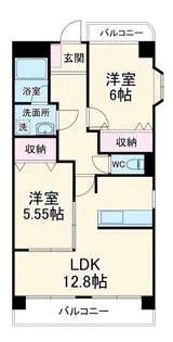 グランシャリオ【4階】の間取り