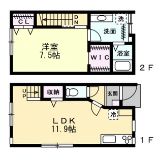 Primo粟島IIの間取り