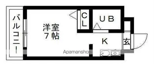 プリシード【4階】の間取り
