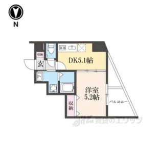 ARCA西京極【2階】の間取り