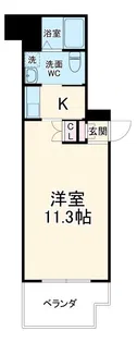 プログレッソ岩塚【2階】の間取り