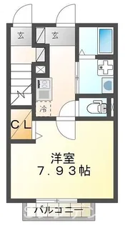 エクセレント谷野町【1階】の間取り