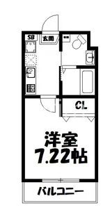 メゾン・ベローナ【4階】の間取り